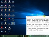 Useful windows 10 Hidden Features Tips And Tricks June 2016