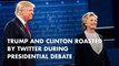 Trump and Clinton roasted by Twitter during presidential debate