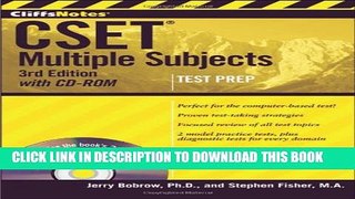 [PDF] CliffsNotes CSET: Multiple Subjects with CD-ROM, 3rd Edition Full Colection