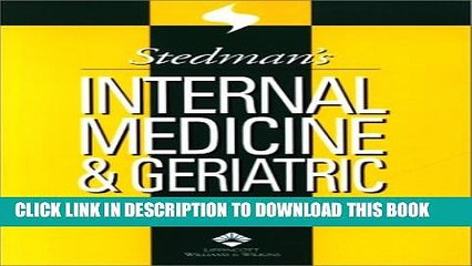 [PDF] Stedman s Internal Medicine and Geriatric Words Popular Online