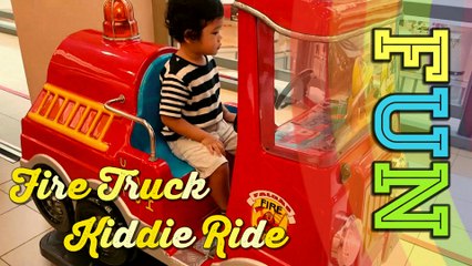Fire Engine Truck Kiddie Ride at The Amusement Park Mall