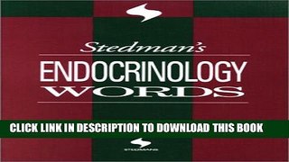 [PDF] Stedman s Endocrinology Words (Stedman s Word Books) Popular Online