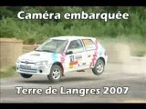 Caméra embarquée rallye terre de Langres Jean-Pierre Vital