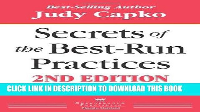 [PDF] Secrets of the Best-Run Practices, 2nd Edition Popular Online