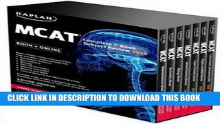 [PDF] Kaplan MCAT Complete 7-Book Subject Review: Created for MCAT 2015 (Kaplan Test Prep) Full