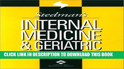 [PDF] Stedman s Internal Medicine and Geriatric Words Popular Colection