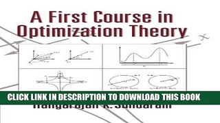 [PDF] A First Course in Optimization Theory [Online Books]