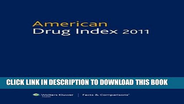 [PDF] American Drug Index 2011: Published by Facts Comparisons Full Online
