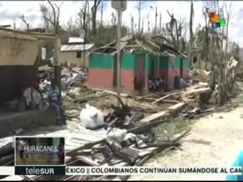 Haití fue afectada por el paso del huracán Matthew