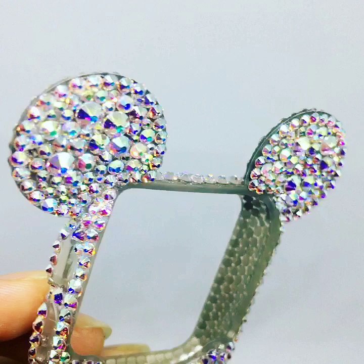 Redo Apple Watch case SWAROVSKI AB flat back crystals Handmade item