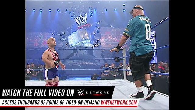 Mini Kurt Angle turns the tables on Kurt Angle SmackDown