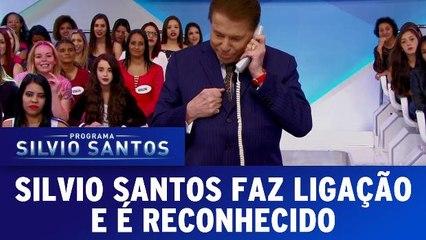 Silvio Santos faz ligação e é reconhecido pela voz