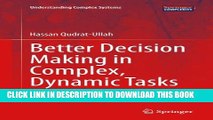 [PDF] Better Decision Making in Complex, Dynamic Tasks: Training with Human-Facilitated