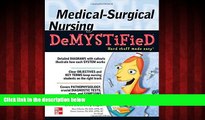 Free [PDF] Downlaod  Medical-Surgical Nursing Demystified (Demystified Nursing)  FREE BOOOK ONLINE