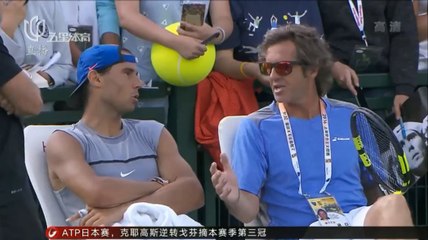 Rafael Nadal Practice in Shanghai. (10-10-2016)