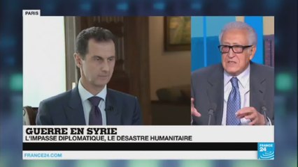 "On doit demander des comptes à tous ceux qui ont détruit la Syrie", selon Lakdhar Brahimi