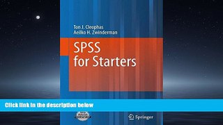 Popular Book SPSS for Starters