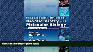Enjoyed Read Principles and Techniques of Biochemistry and Molecular Biology