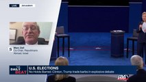 No holds barred : Clinton, Trump trade barbs in explosive debate