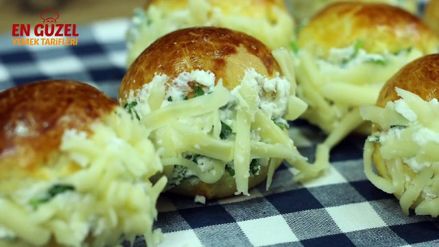 Sakallı Saçaklı Poğaça Tarifi - En Güzel Yemek Tarifleri | En güzel Yemek Tarifleri