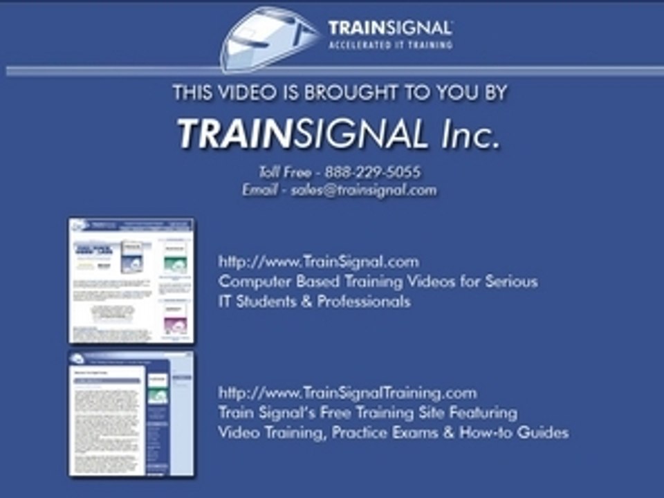 Train Signal's Introduction to TCP/IP