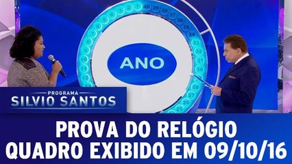 Prova do Relógio - Exibida em 09.10.16