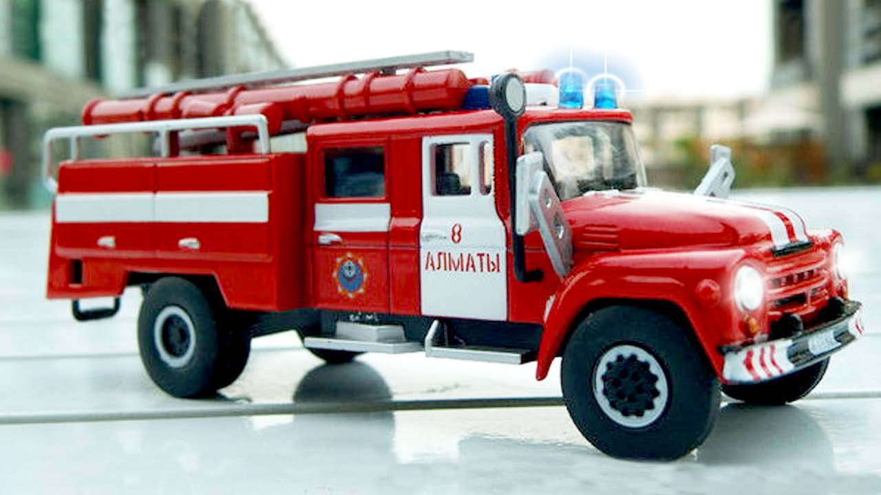 МУЛЬТИКИ про машинки Пожарная машинка Полицейск...