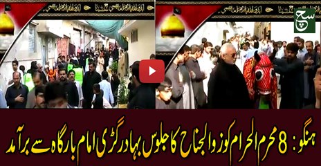 8 Muharam jaloos was taken out from Bahadar Garhi Hungu