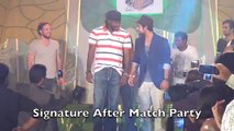 Hottest Signature after match party, Virat, Chris, Pollard, Murali, ABD and Zaheer ramp walk