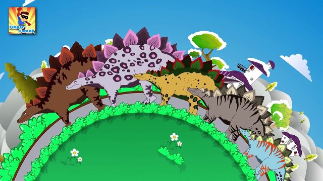 Dinosaurs Cartoons for Kids Finger Family Rhymes | Spinosaurus Dinosaurs Finger Family