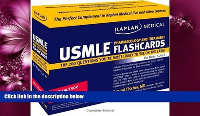 READ book  Kaplan Medical USMLE Pharmacology and Treatment Flashcards: The 200 Questions You re