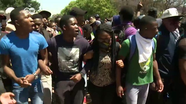 South African students protest hike in fees | DW News