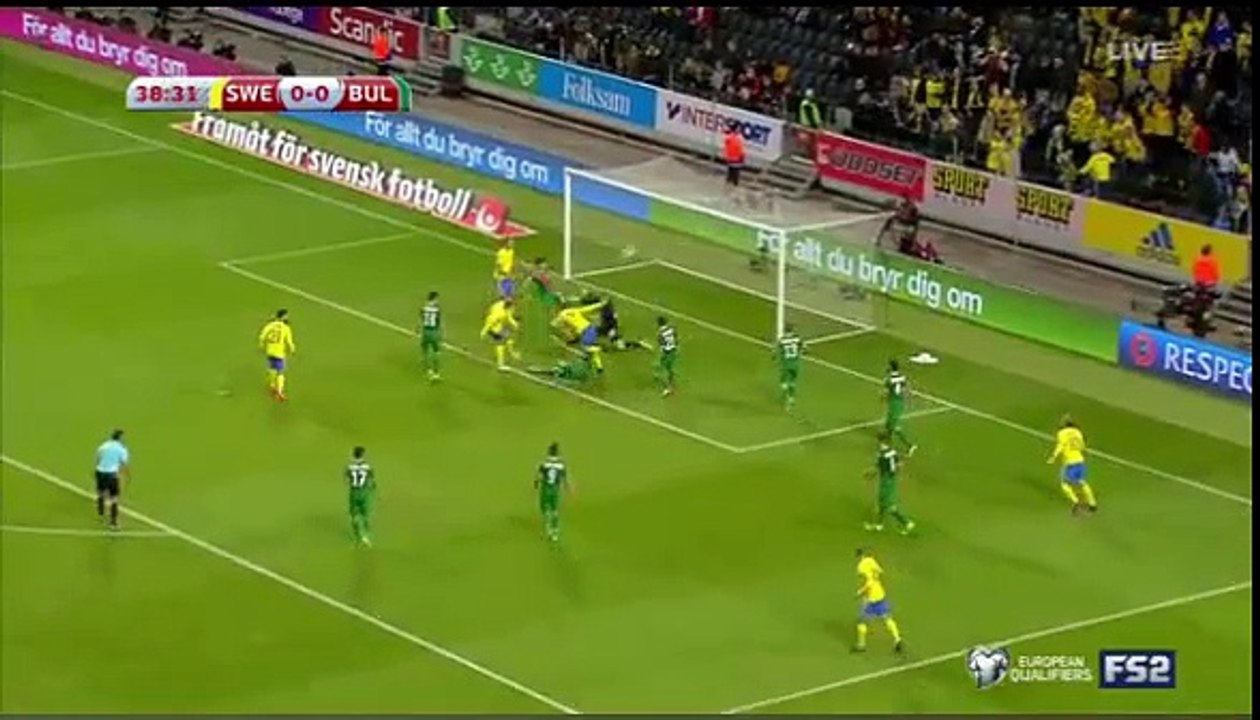 O. Toivonen Goal Sweden  1-0  Bulgaria 10.10.2016 HD