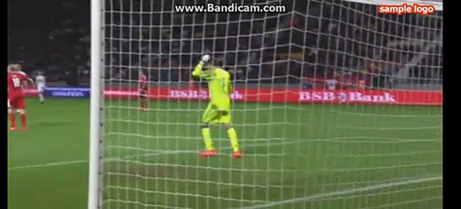 Dirk Carlson Horror Foul Red Card HD Belarus 0-0 Luxembourg 10.10.2016 HD