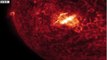 Nasa releases incredible solar flare footage - BBC News