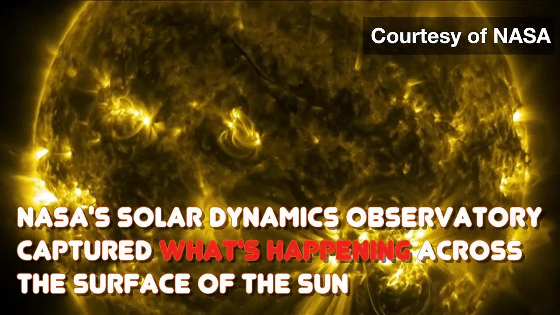 Nasa captures incredible 4k images of the Sun - BBC News - BBC News