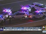 Suspect shot, killed after L-101 pursuit
