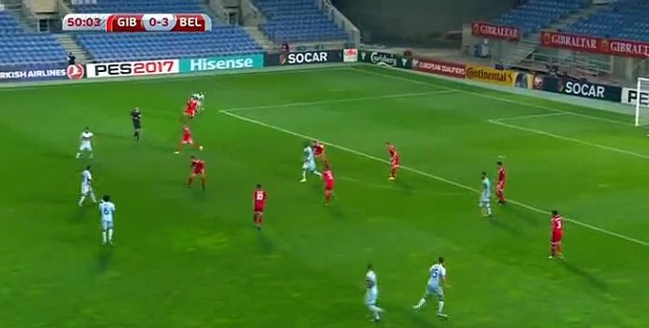 Dries Mertens Goal - Gibraltar	0-4	Belgium 10.10.2016