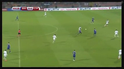 1-0 Edin Dzeko Goal HD - Bosnia 1-0 Cyprus 10.10.2016 HD