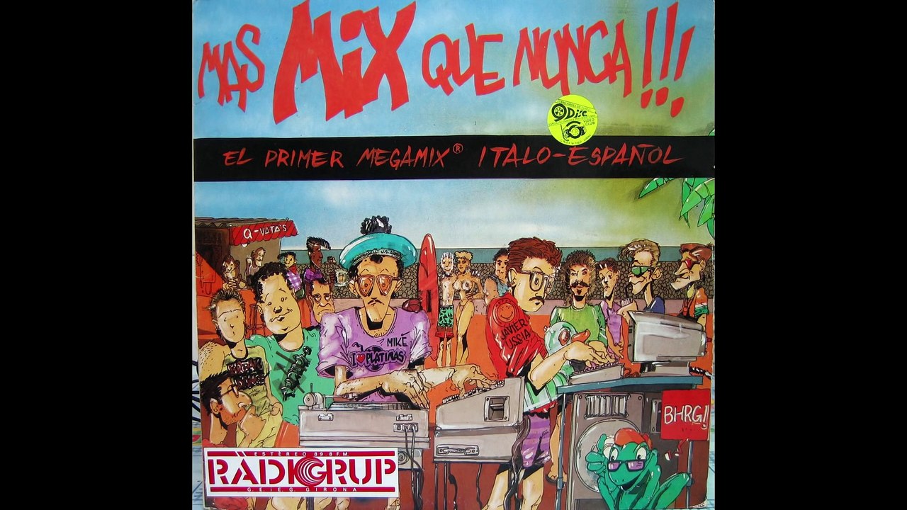 MAS MIX QUE NUNCA !!! Cara A,1986 ,El Primer Megamix Italo-Español,80`s