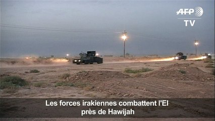 Les forces irakiennes combattent l'EI près de Hawijah