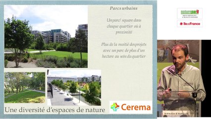 La biodiversité dans les ÉcoQuartiers : retours d’expérience et enseignements par Cyril POUVESLE, CEREMA