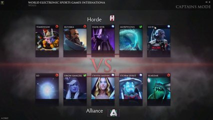 ALLIANCE vs HORDE - EPIC MEGAS Rapiers Base Race! - WESG Dota 2_1