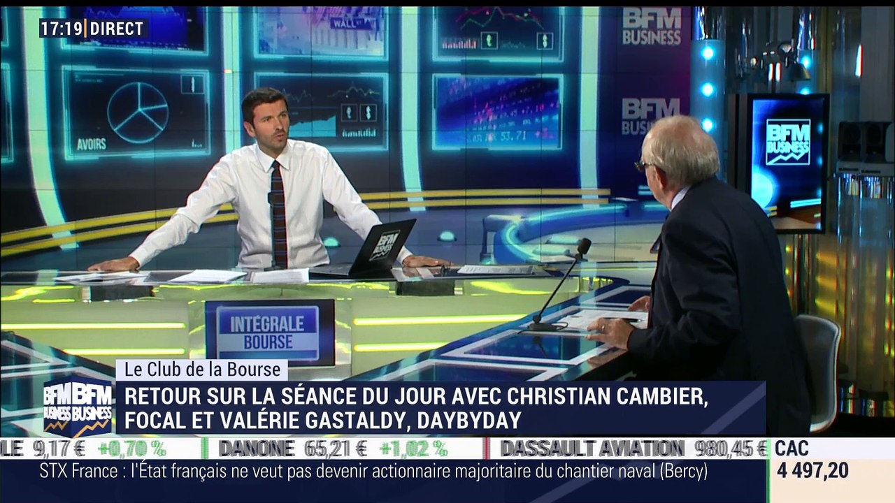 Le Club de la Bourse: Christian Cambier, Valérie Gastaldy et Vincent Ganne - 10/10