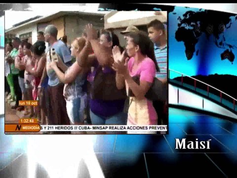 Raúl supervisa daños y recuperación en Maisí y Baracoa por huracán Matthew