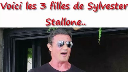 Voici les 3 filles de Sylvester Stallone