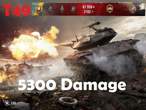 T49 - Rei do Derp - 5300 de dano gameplay