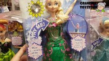 Unboxing TOYS Review/Demos - Part 2 Disney Frozen singing dolls Elsa Anna