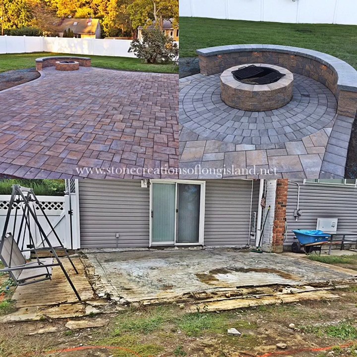 Upgraded Paver Patio, Selden, N.Y 11784
