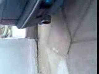 flamme pot echappement 205